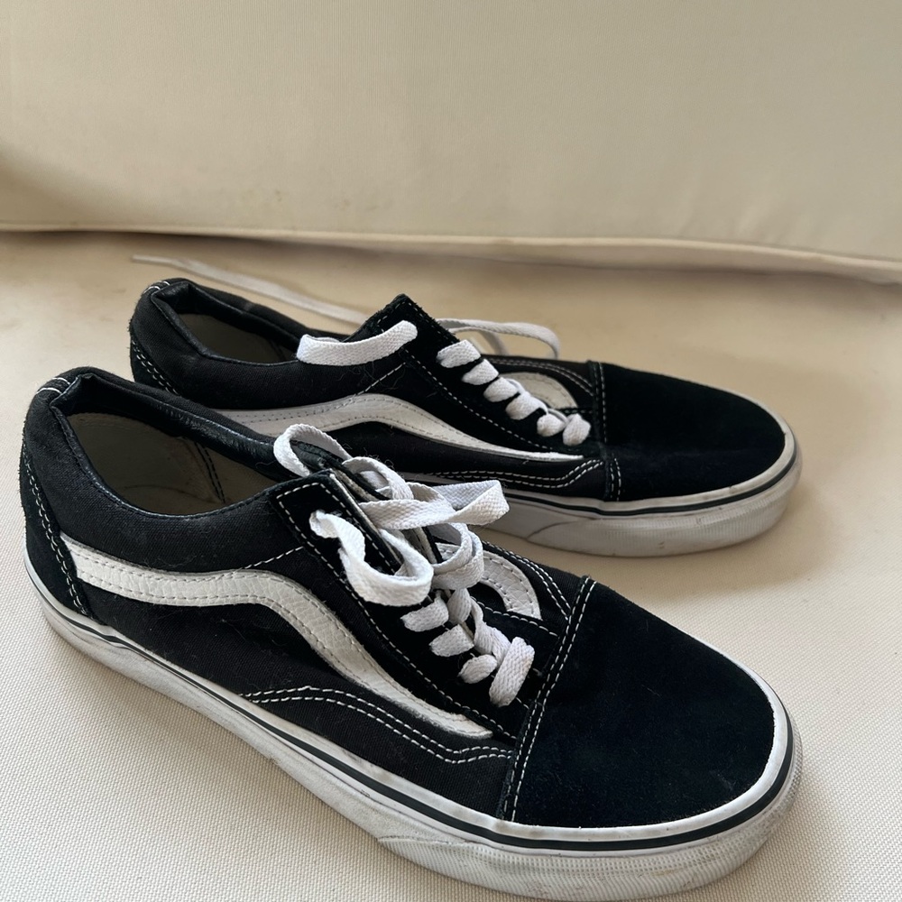 Vans Black and White Sneakers